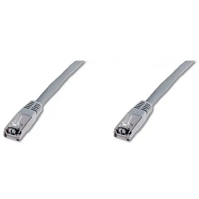 Патч-корд Digitus 0.5м, cat.5e, SF-UTP, AWG 26/7, gray (DK-1531-005) - фото 2
