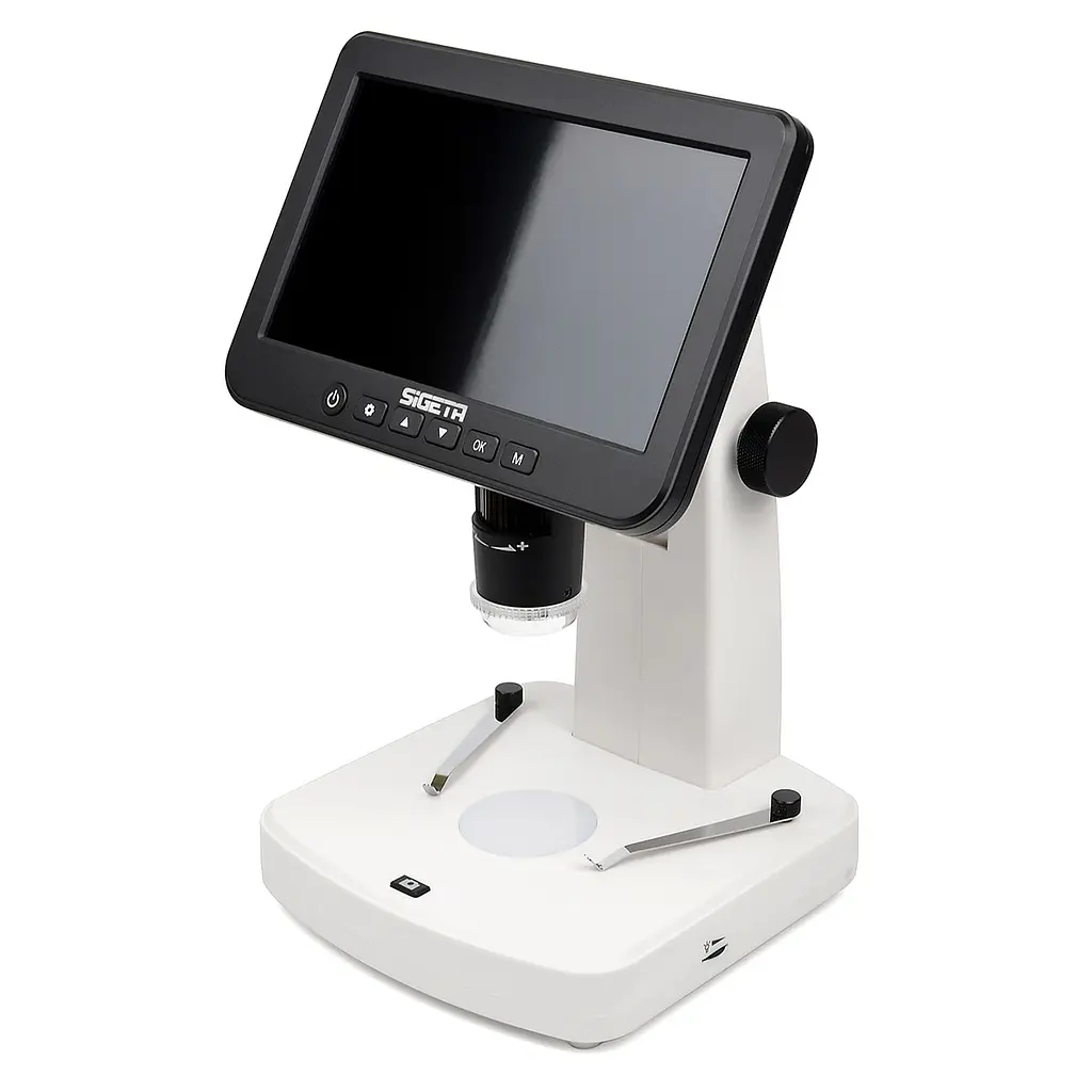 Цифровий мікроскоп SIGETA Numeric Pro 10x-300x 5 MP 7" LCD - фото 3