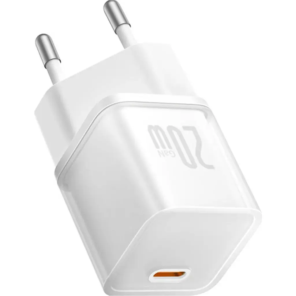 Мережевий зарядний пристрій Baseus GaN5S Fast Charger 20W White (P10162503213-00) [105950] - фото 2