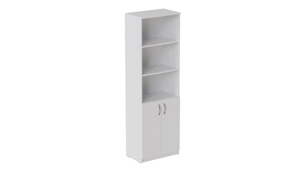 Шафа Анжело Ferrum-decor на 5 полиць з 2 дверима 1900x600x380 ДСП Біла 16 мм (FRD-104995) - фото 3