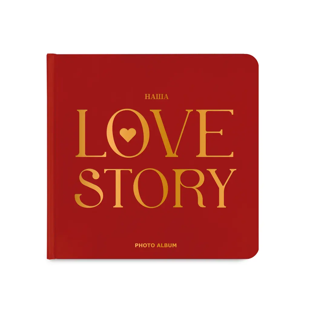 Фотоальбом «Love story» червоний