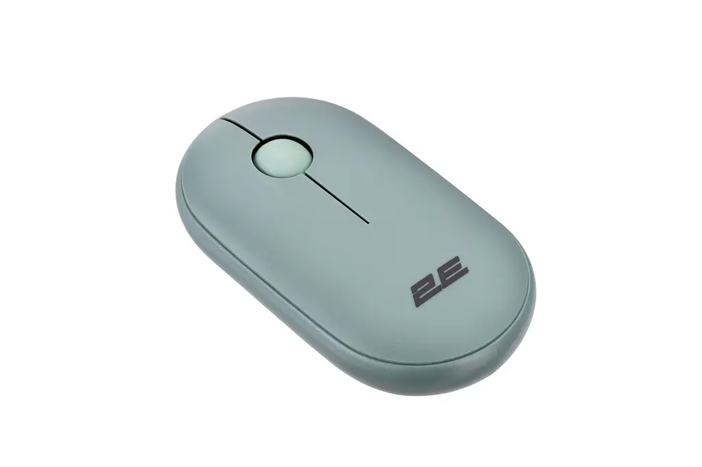 Миша для ноутбука бездротова 2E MF300 Silent WL/BT зелений - фото 4