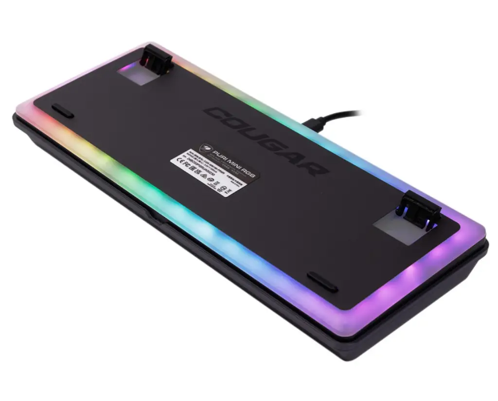 Клавіатура ігрова механічна з підсвіткою Cougar Puri PIX Mini RGB USB Black Eng/Укр - фото 4