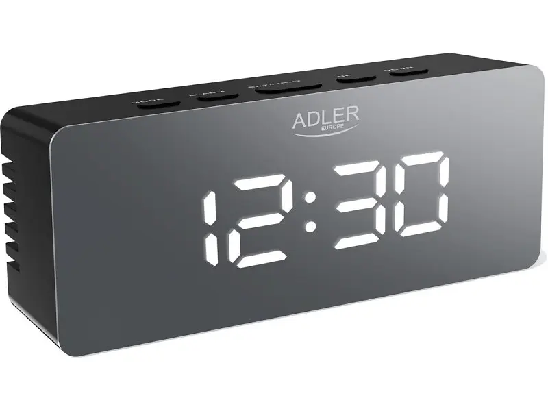 Настільний годинник Adler AD 1189 Black