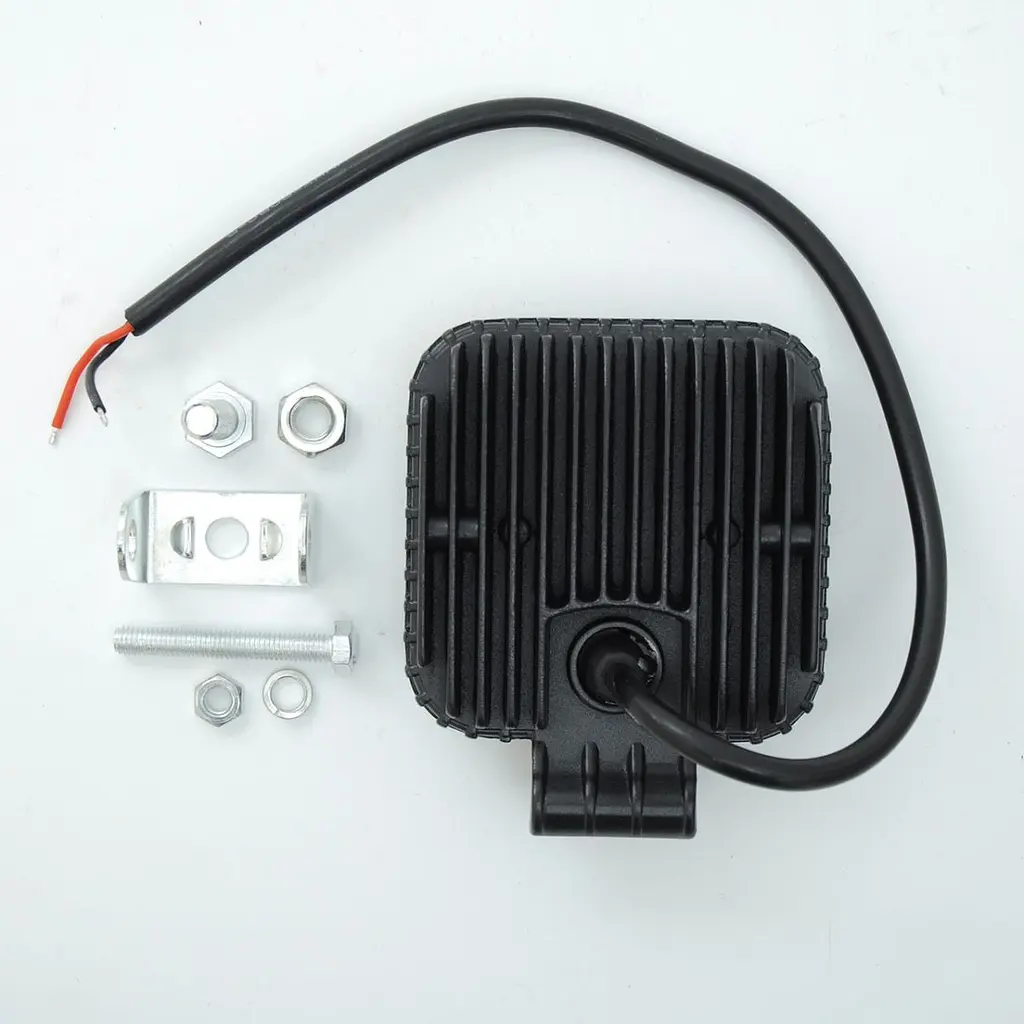 Додаткова LED фара 27W (3W x 9) 10-30V 82x80x30 mm Далека (87 27W) 2 шт. (3432) - фото 2