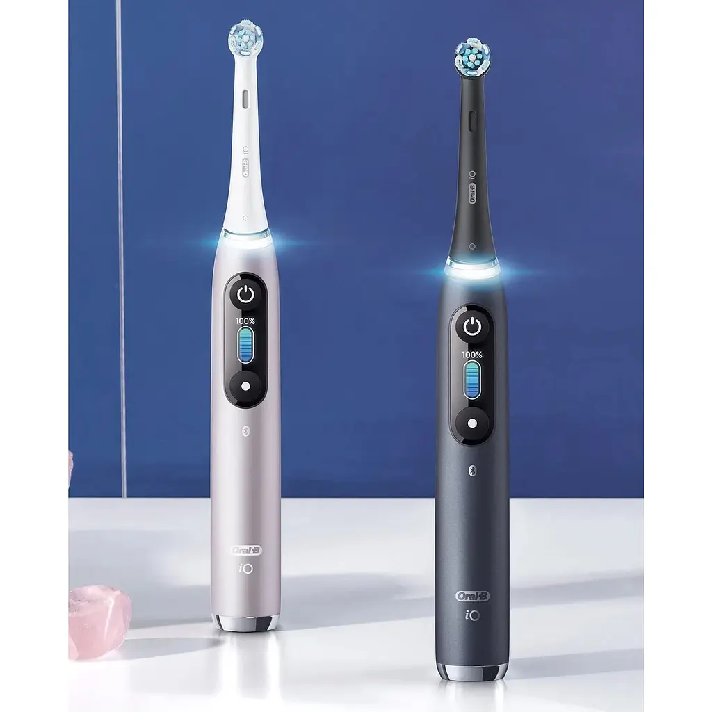 Електрична зубна щітка Oral-B iO Series 9 Duo Black + Onyx/Rose Quartz [123149] - фото 6