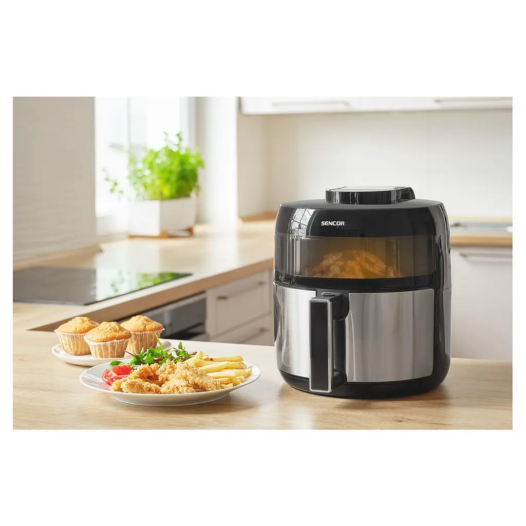 Аэрогриль Sencor Vita серо-черный 1500 Вт (SFR5010BK) - фото 12