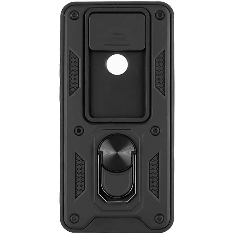 Чохол Ummi Camshield Serge Ring для Xiaomi Redmi Note 9 / Redmi 10X Чорний / Black - фото 2