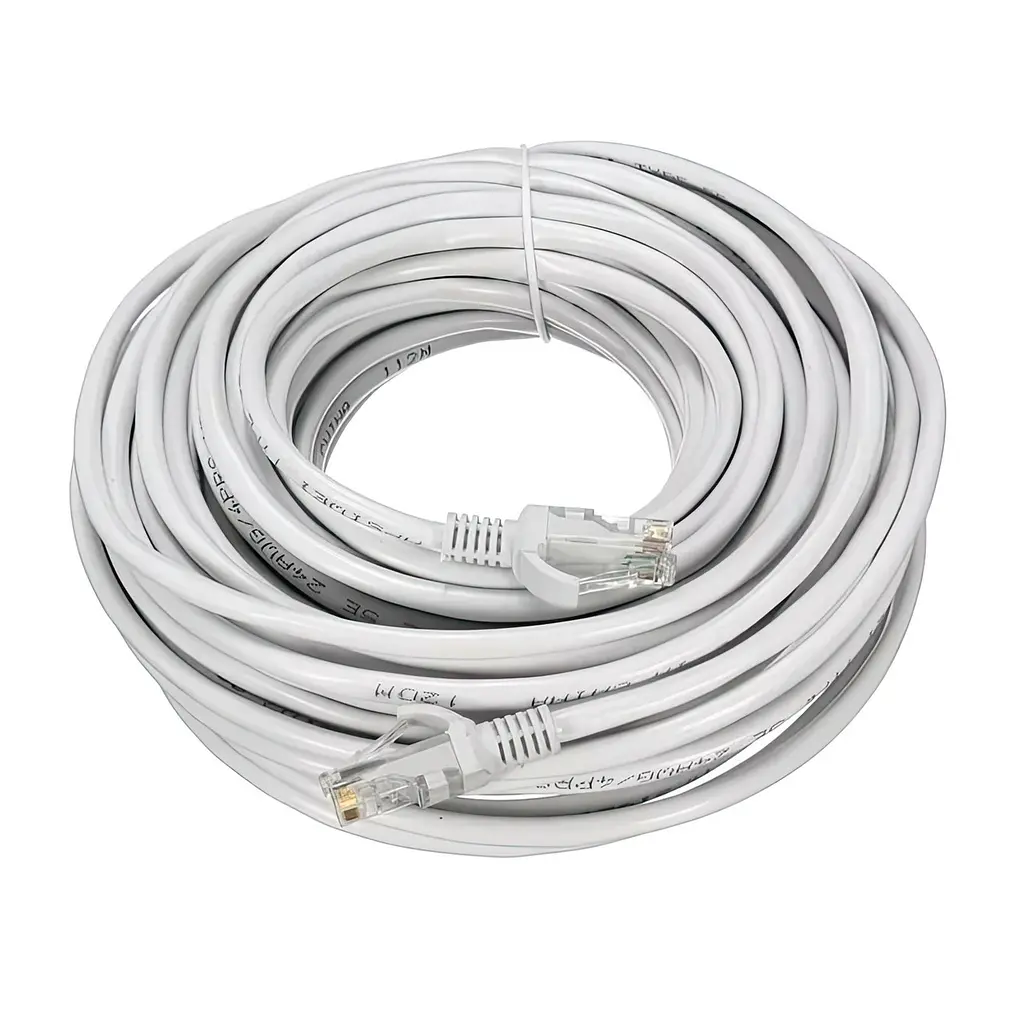 Кабель Ethernet LAN Cat 5E "HX" Білий провід для роутера 20 м патч корд кабель RJ-45 - фото 6