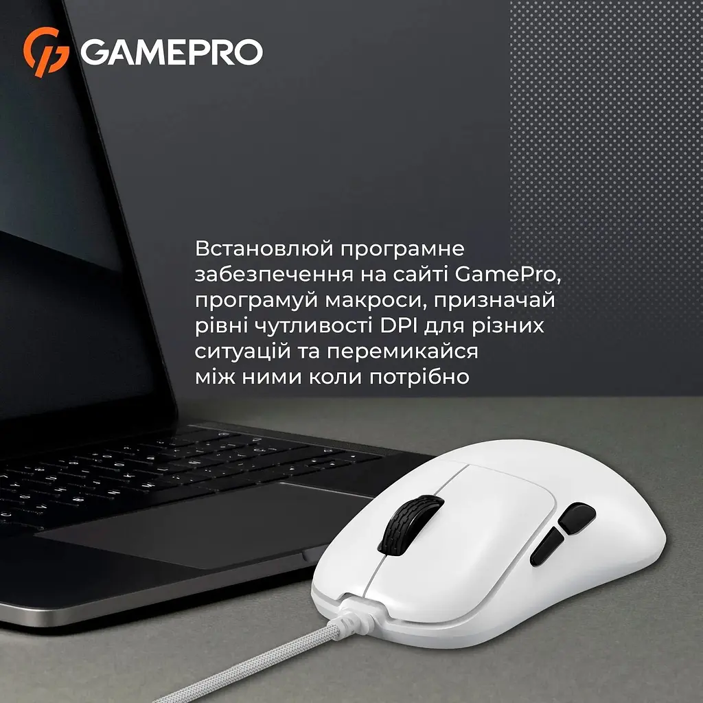 Миша GamePro GM690W White [126084] - фото 9