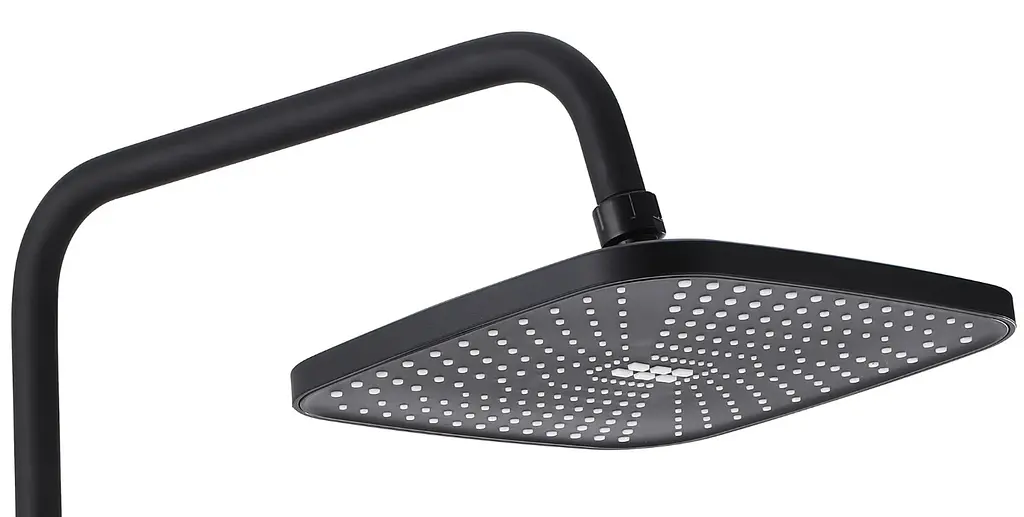 Душова система Rea Storm 2.0 black з виливом REA-P9532, Чорний матовий - фото 4