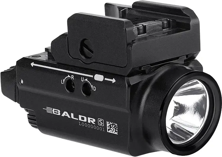 Фонарь с ЛЦВ Olight Baldr S Green Laser Black - фото 2