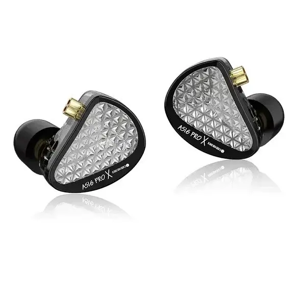 Навушники арматурні моніторні Hi-Fi IEM Knowledge Zenith KZ Audio AS16 Pro X - фото 4