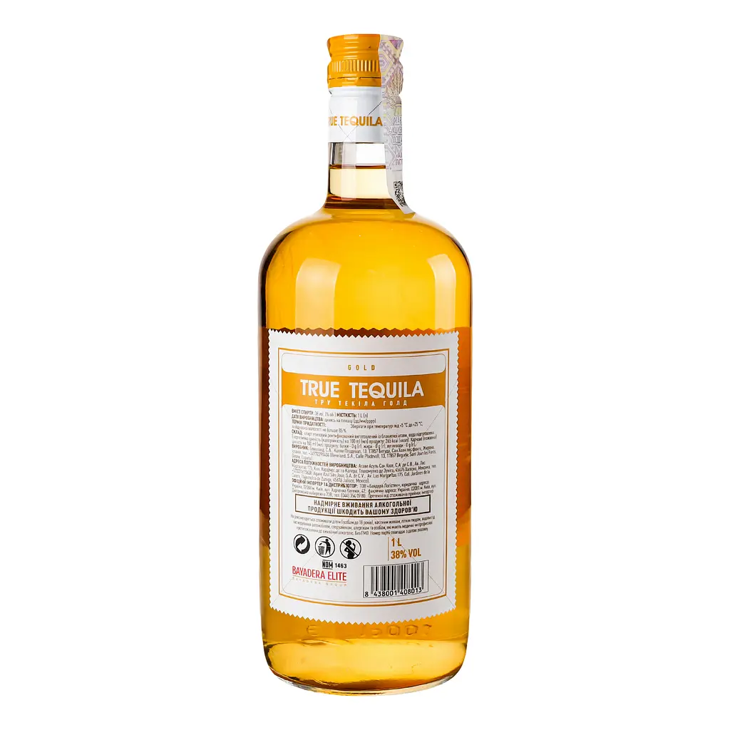 Текила True Tequila Gold, new, 38%, 1 л - фото 4