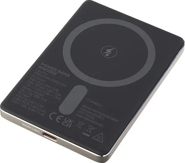 Портативний зарядний пристрій USB 5000MAH MAG CHAMPAGNE MW5000 7344021 INTENSO - фото 3