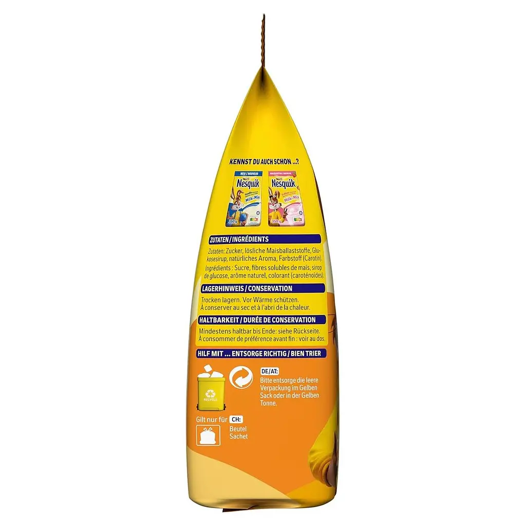 Молочний напій Nestle Nesquik Milk Mix Banana 350 г - фото 5