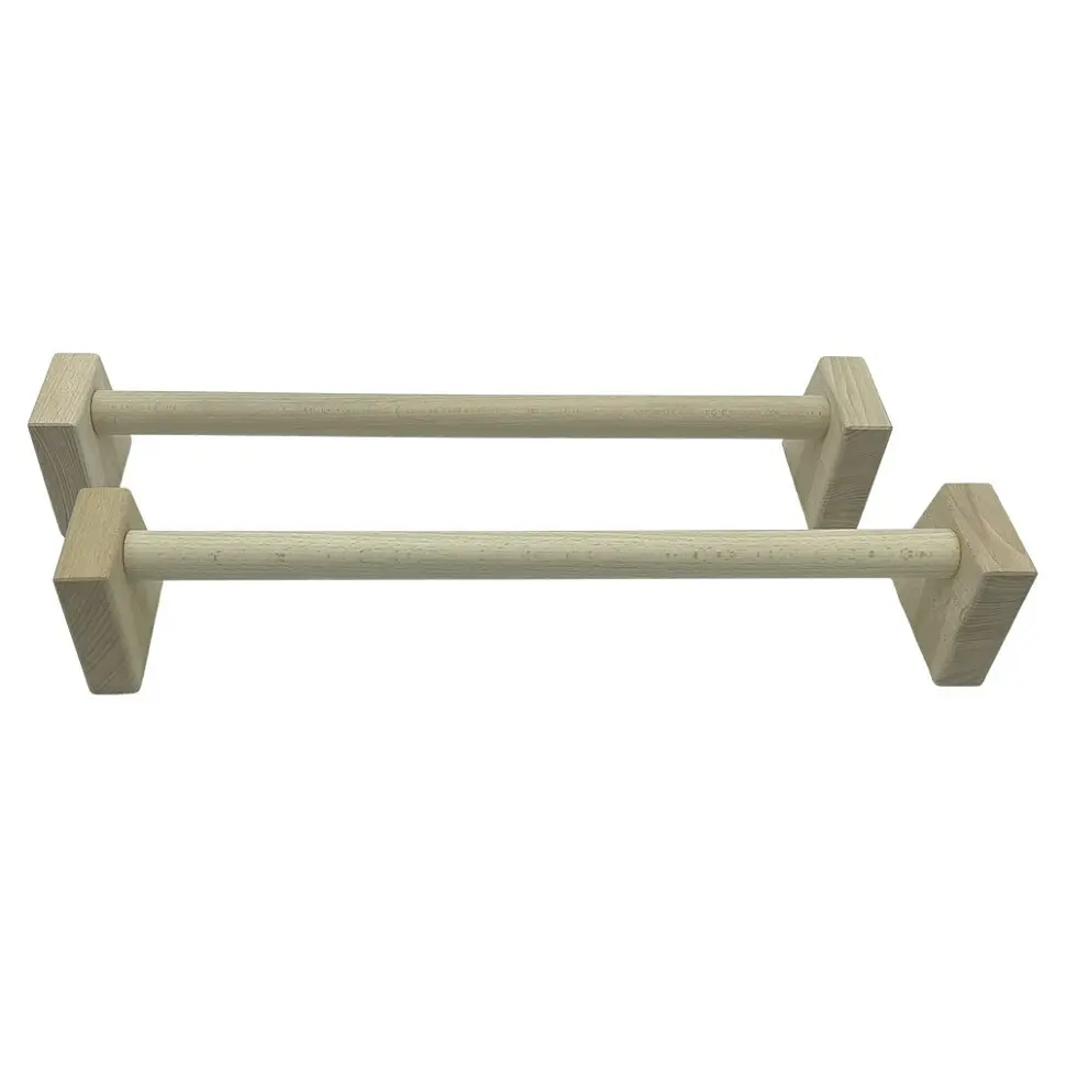 Паралетси, упори для віджимання дерев'яні Wood Gym Push Up NE-WD-60 з бука 50 см 2 шт - фото 3