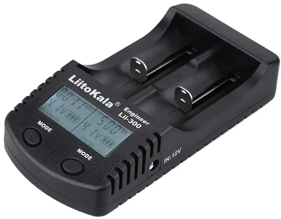 Зарядний пристрій LiitoKala Lii-300, 2x(Lion/NiMH/NiCd), Power Bank, discharge function, display (Lii-300) - фото 7