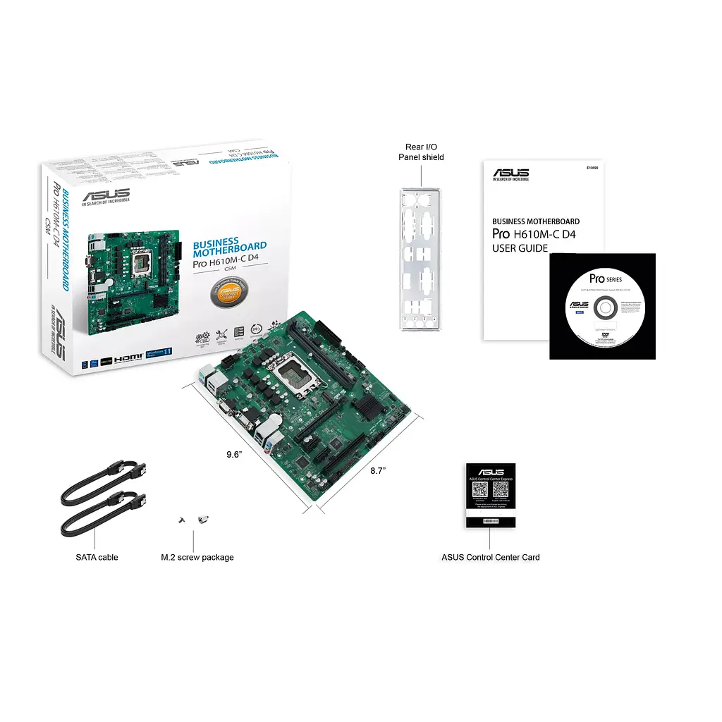 Материнская плата PRO H610M-C D4-CSM s1700 Asus teh0024952 - фото 3