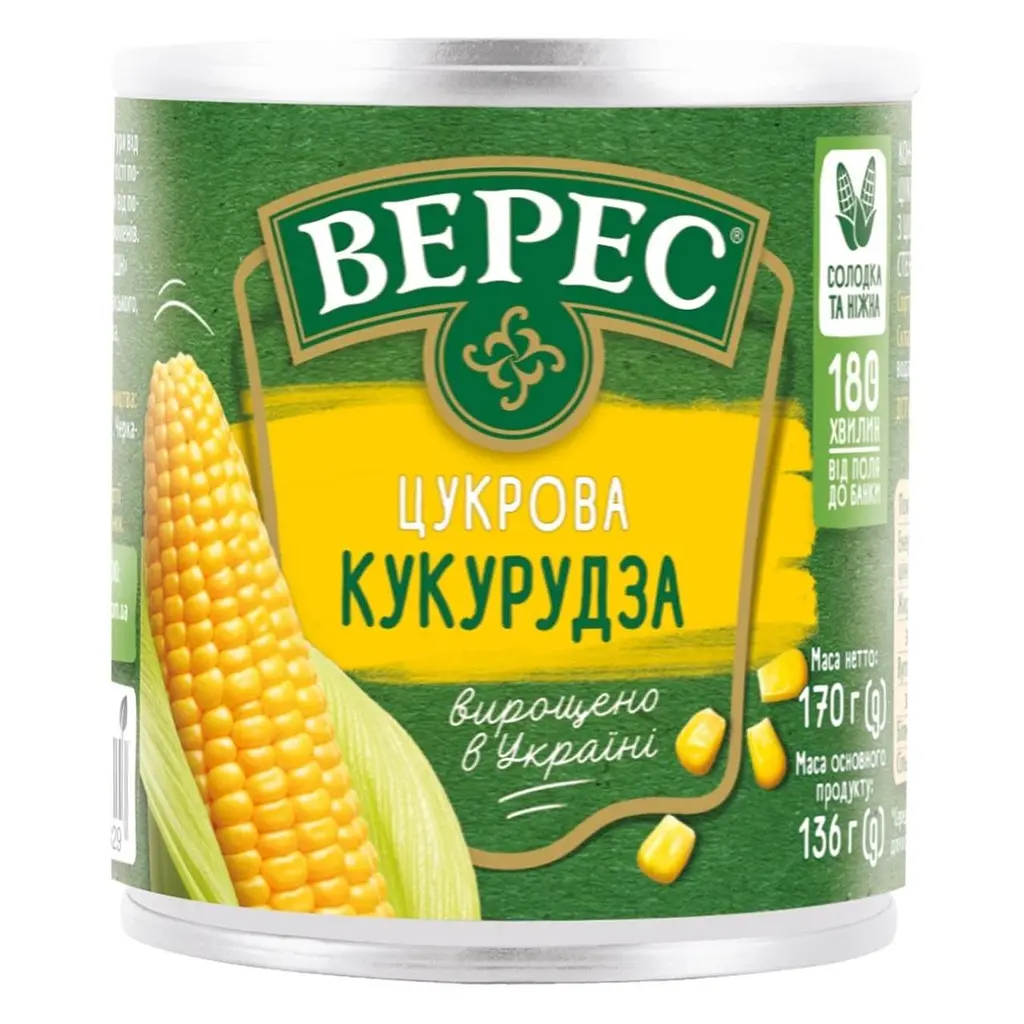 Кукурудза Верес цукрова 170 г