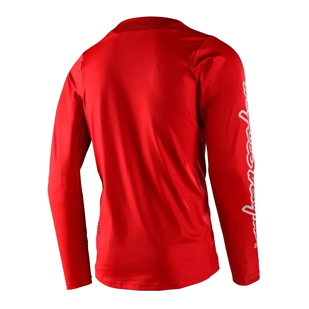 Велоджерси Troy Lee Designs Skyline LS Chill Jersey Iconic Fiery Red M (1106-353913023) - фото 2