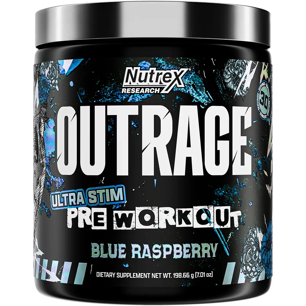 Outrage Nutrex Research 30 порцій Блакитна малина