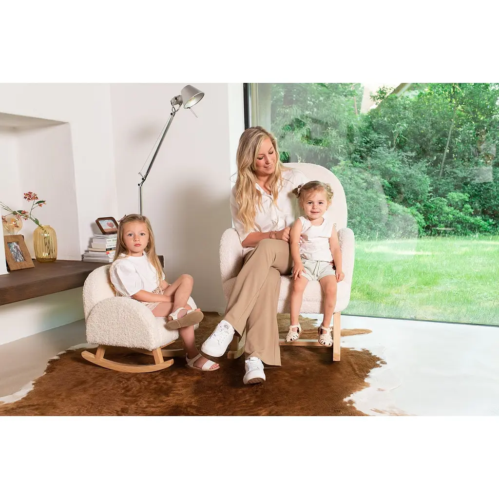Кресло-качалка Childhome Teddy white, белое (RCKTOW) - фото 11