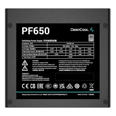 Блок живлення Deepcool 650W PF650 (R-PF650D-HA0B-EU) - фото 3
