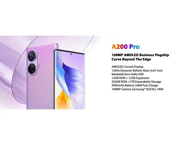 Смартфон Blackview A200 Pro 12/256Gb NFC фіолетовий (6931548313854) - фото 9