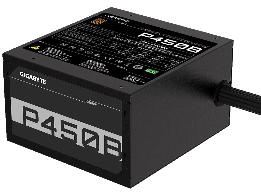 Блок живлення Gigabyte P450B 450W 80+ Bronze (GP-P450B) - фото 2