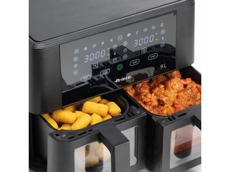 Мультипіч (аерофритюрниця) Ariete Friggitrice ad aria 9L con vetro 4631/00 - фото 11