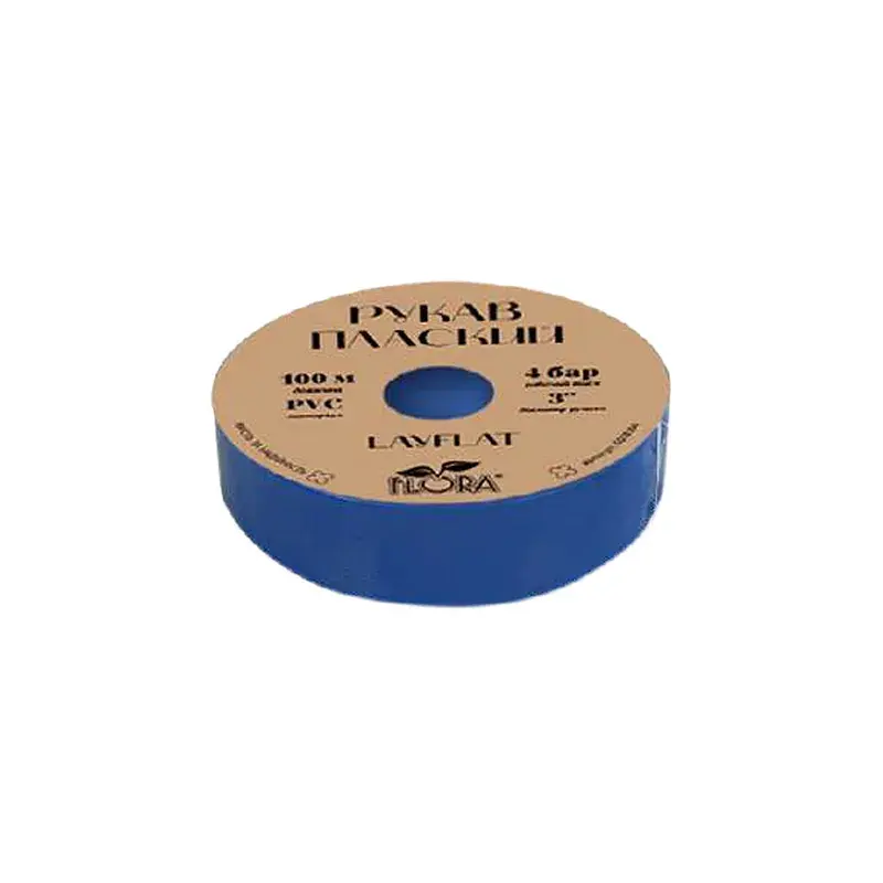 Рукав плоский LayFlat PVC 3″ 4бар 100м FLORA (5074184)