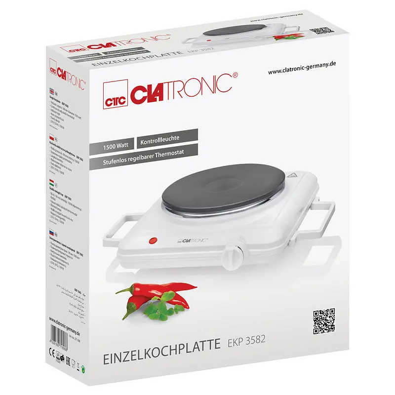 Електроплита Clatronic EKP 3582 - фото 6