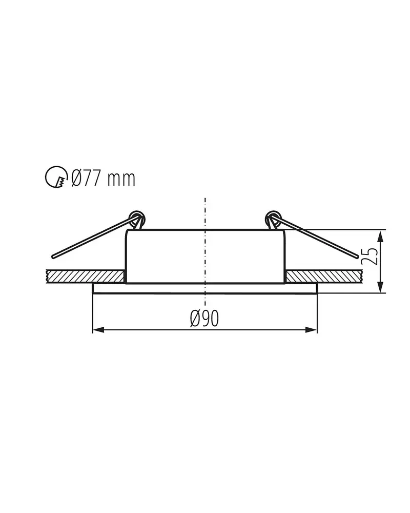 Точечный светильник Kanlux 37250 Feline DSO GX5.3/GU10 1x10W IP20 Bk - фото 4