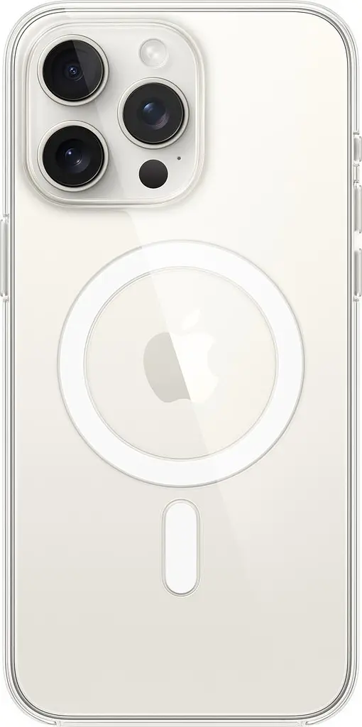 Оригінальний прозорий чохол для iPhone 15 Pro Max Apple Clear Case with MagSafe (MT233ZM/A) протиударний - фото 8