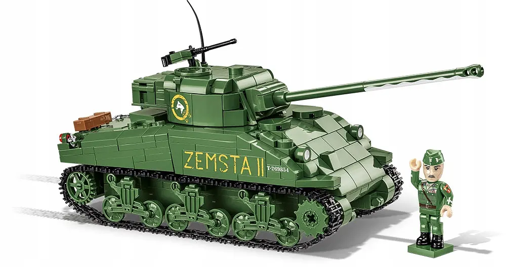 Конструктор COBI танк SHERMAN IC FIREFLY HYBRID 1:35 2276 - фото 2