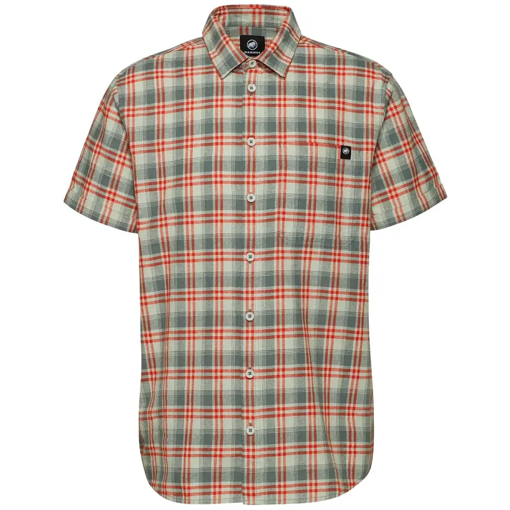 Сорочка Mammut Trovat Summer Shirt M L silver sage-red