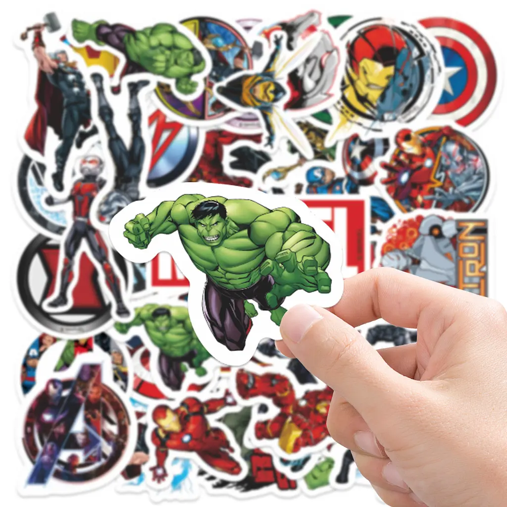 Стикерпак Марвел Месники Набір наклейок GeekLand Marvel Avengers 50 штук - фото 3