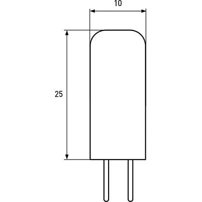 Лампочка Eurolamp LED силикон G4 2W 4000K 12V (LED-G4-0240(12)) - фото 3