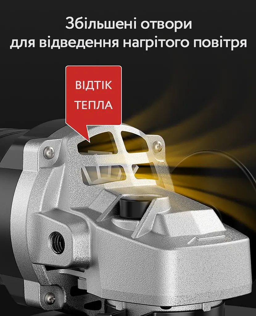 Акумуляторна болгарка 48v 2 АКБ велика, кутова шліфувальна машина з дисками в наборі 4 шт. - фото 17