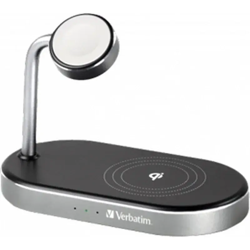 Зарядний пристрій Verbatim 3in1 Apple Watch and iPhone Charging Stand (49556)