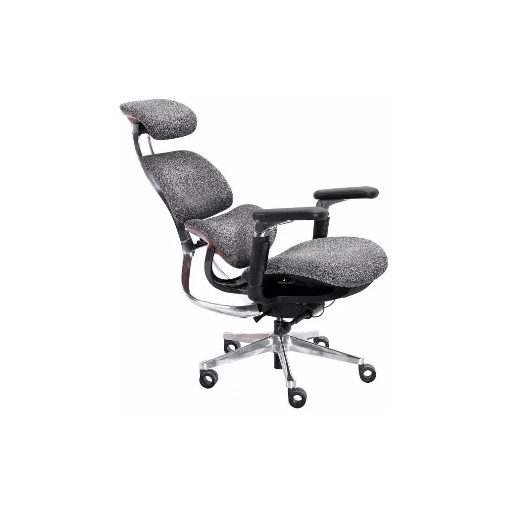 Крісло ігрове GT Racer X-819 Gray (X-819 Fabric Wood Gray) - фото 3