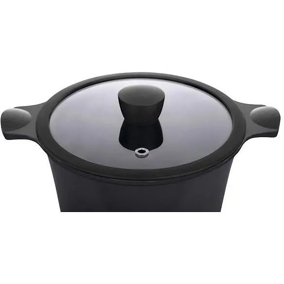 Каструля Ringel Zitrone Black (5.8 л), з кришкою (RG-2108-24/2 BL) - фото 4