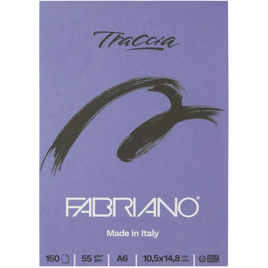 Блок бумаги для графики и каллиграфии Fabriano Traccia 55 г/м2 150 листов - фото 7