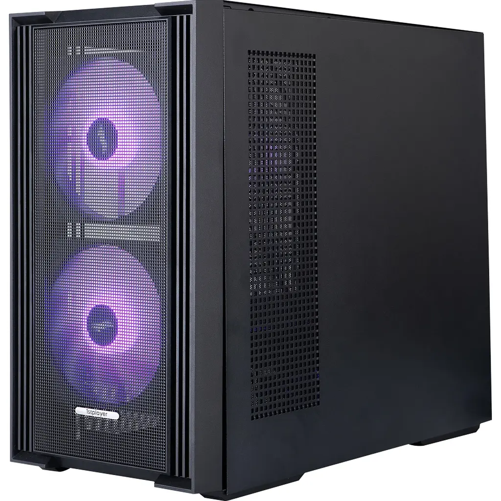 Корпус 1stPlayer AU6-BK-2FA7-14-2FA7R-1FA7 Black - фото 3