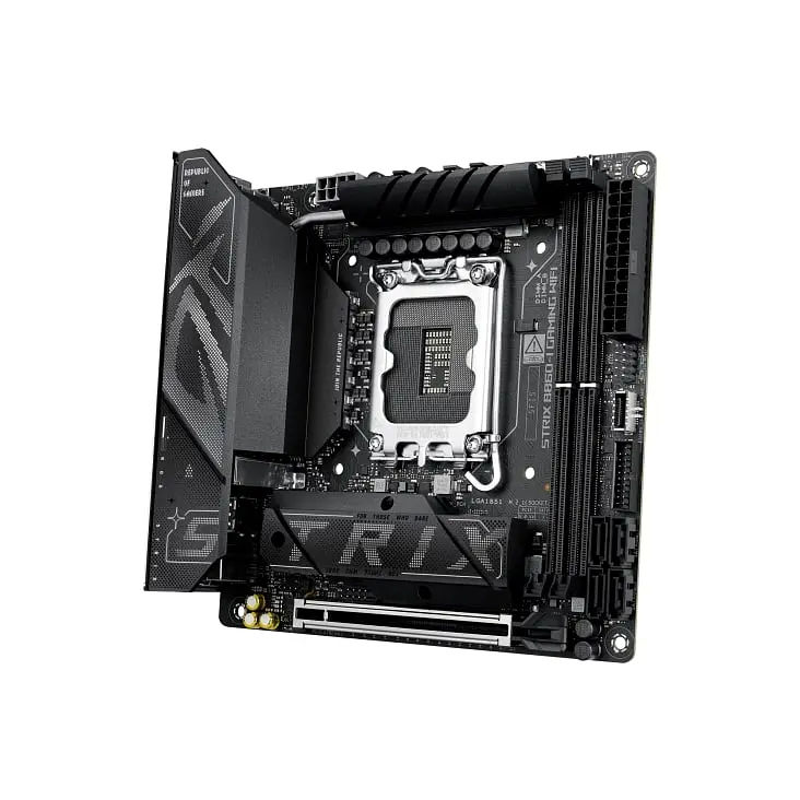 Материнcька плата ROG STRIX B860-I GAMING WIFI s1851 B860 2xDDR5 M.2 DP HDMI USB Type-C Wi-Fi B Asus teh0018933 - фото 5