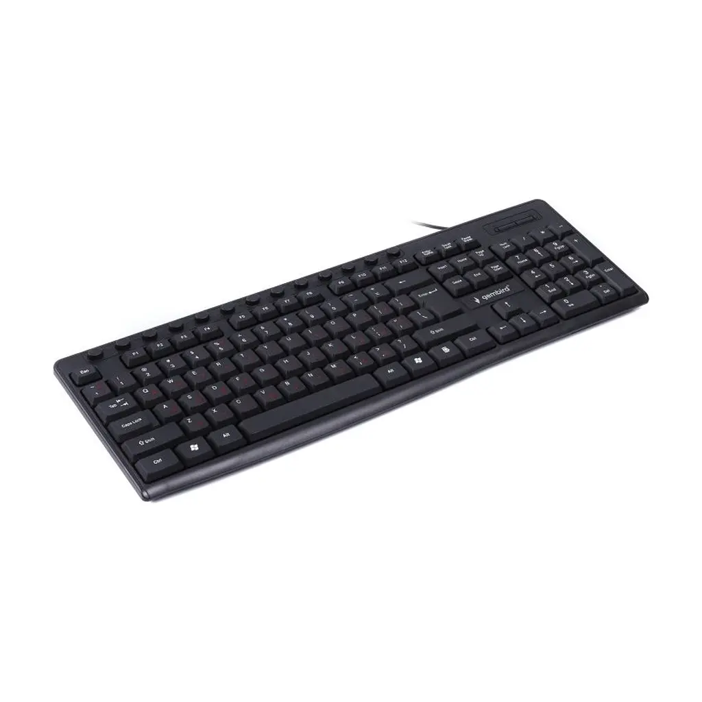 Клавіатура Gembird KB-UM-107-UA USB Black (KB-UM-107-UA) - фото 2