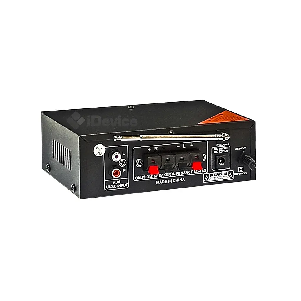 Підсилювач звуку з пультом Bluetooth 2х30 Вт MP3 USB Micro SD FM - фото 3