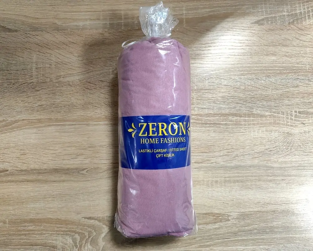 Простирадло на резинці трикотажне Zeron Pink 90х200х30 - фото 2