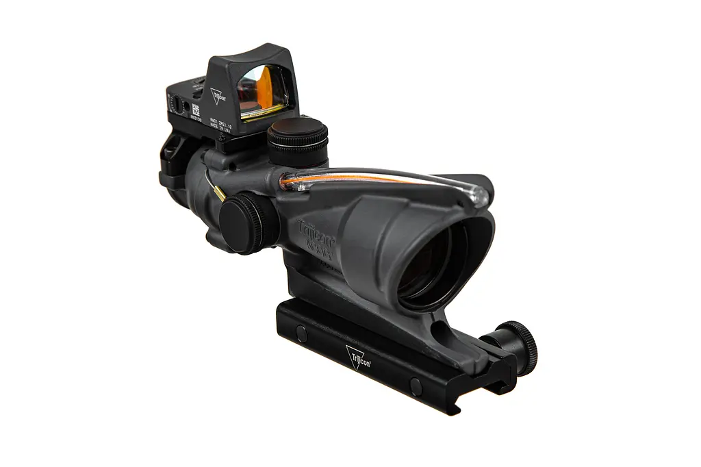 Комплект Trijicon прицел ACOG 4x32 BAC и прицел коллиматорный RMR 3.25 МОА Gray - фото 8